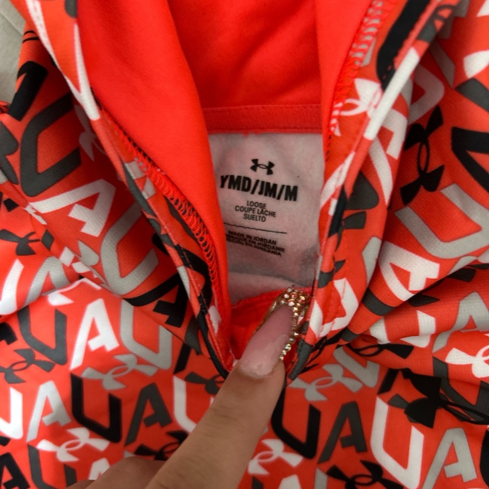 Under Armour Bold Red and Black Hoodie